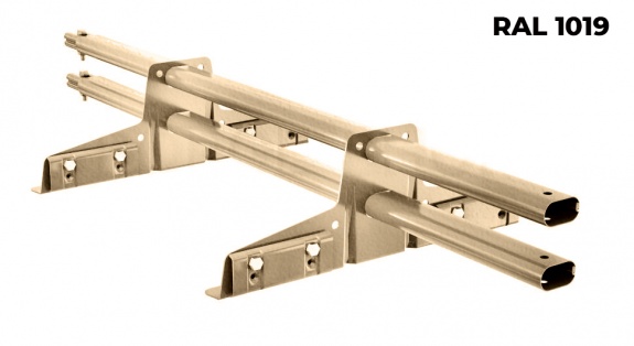 Снегозадержатель трубчатый BORGE для фальцевой кровли 3 м RAL1015