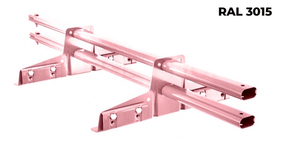 Снегозадержатель трубчатый BORGE для фальцевой кровли 3 м RAL3015