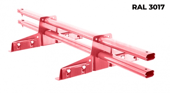 Снегозадержатель трубчатый BORGE для фальцевой кровли 3 м RAL3015