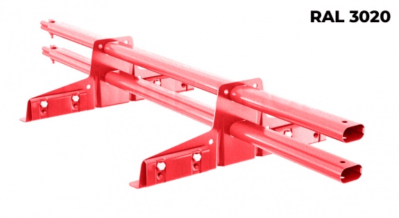 Снегозадержатель трубчатый BORGE для фальцевой кровли 3 м RAL3015