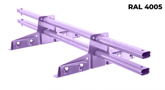 Снегозадержатель трубчатый BORGE для фальцевой  кровли 3 м RAL4005