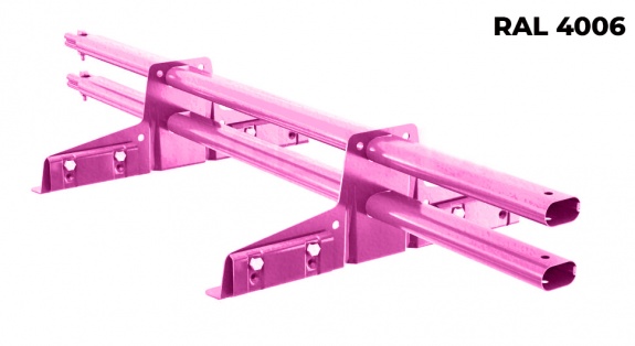 Снегозадержатель трубчатый BORGE для фальцевой  кровли 3 м RAL4005