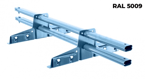 Снегозадержатель трубчатый BORGE для фальцевой  кровли 3 м RAL4005