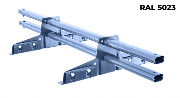 Снегозадержатель трубчатый BORGE для фальцевой  кровли 3 м RAL4005