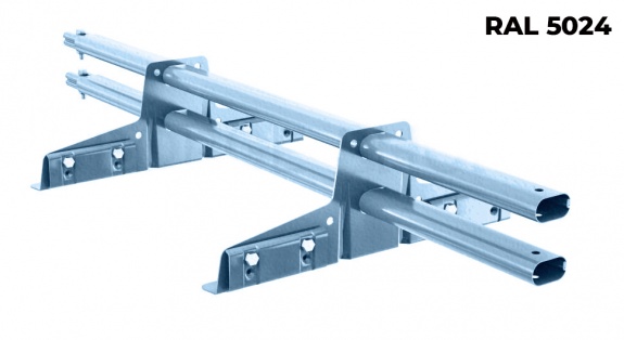 Снегозадержатель трубчатый BORGE для фальцевой  кровли 3 м RAL4005