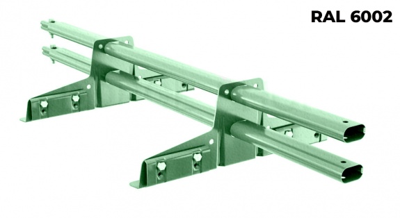 Снегозадержатель трубчатый BORGE для фальцевой кровли 1 м RAL6001