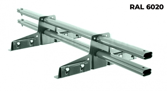 Снегозадержатель трубчатый BORGE для фальцевой кровли 1 м RAL6001