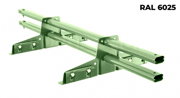 Снегозадержатель трубчатый BORGE для фальцевой кровли 1 м RAL6001