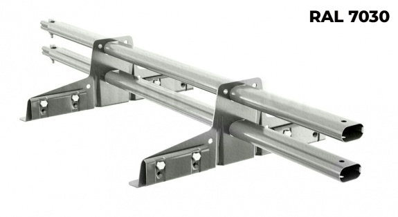 Снегозадержатель трубчатый BORGE для фальцевой кровли 1 м RAL7026