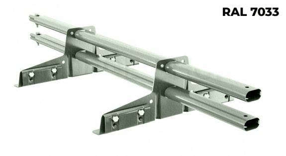 Снегозадержатель трубчатый BORGE для фальцевой кровли 1 м RAL7026