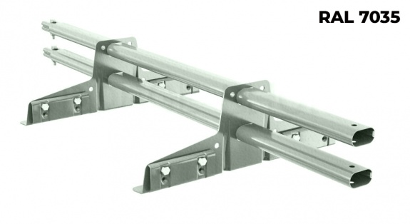 Снегозадержатель трубчатый BORGE для фальцевой кровли 1 м RAL7026