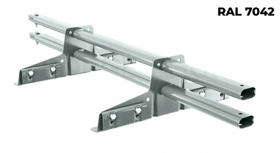 Снегозадержатель трубчатый BORGE для фальцевой кровли 1 м RAL7026