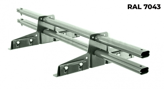 Снегозадержатель трубчатый BORGE для фальцевой кровли 1 м RAL7026