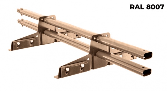 Снегозадержатель трубчатый BORGE для фальцевой кровли 1 м RAL8002