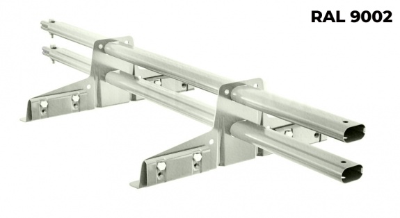 Снегозадержатель трубчатый BORGE для фальцевой кровли 1 м RAL7026