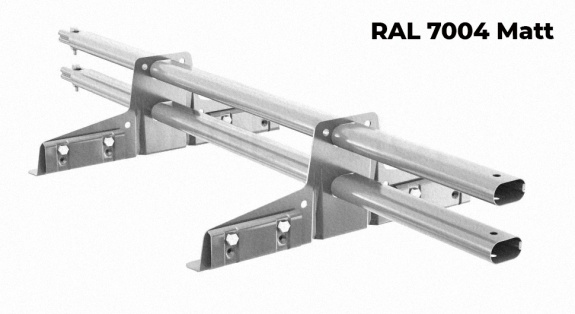 Снегозадержатель трубчатый BORGE для фальцевой  кровли 1 м RAL3005