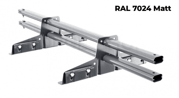 Снегозадержатель трубчатый BORGE для фальцевой  кровли 1 м RAL3005