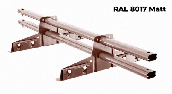 Снегозадержатель трубчатый BORGE для фальцевой  кровли 1 м RAL3005