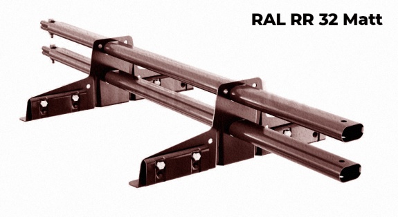 Снегозадержатель трубчатый BORGE для фальцевой  кровли 1 м RAL3005