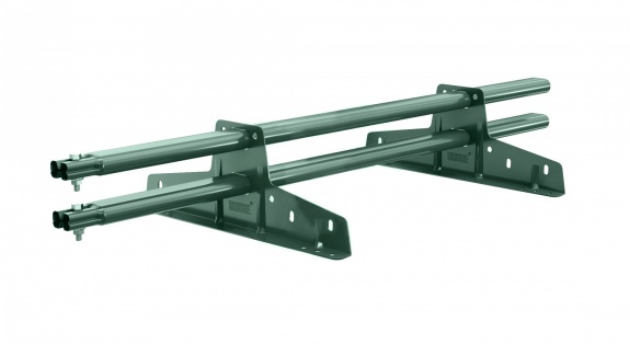 Снегозадержатель трубчатый BORGE для кровли из  металлочерепицы, профнастила, материалов на основе битума 3м RAL3011