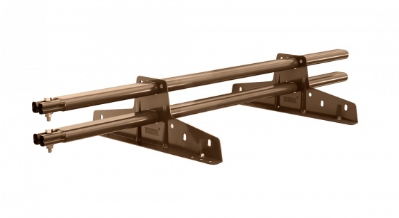 Снегозадержатель трубчатый BORGE для кровли из  металлочерепицы, профнастила, материалов на основе битума 3м RAL3011