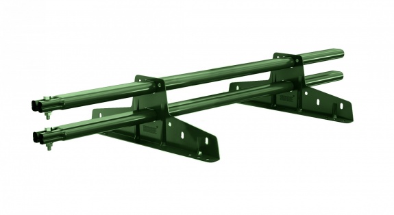 Снегозадержатель трубчатый BORGE для кровли из  металлочерепицы, профнастила, материалов на основе битума 3м RAL3011