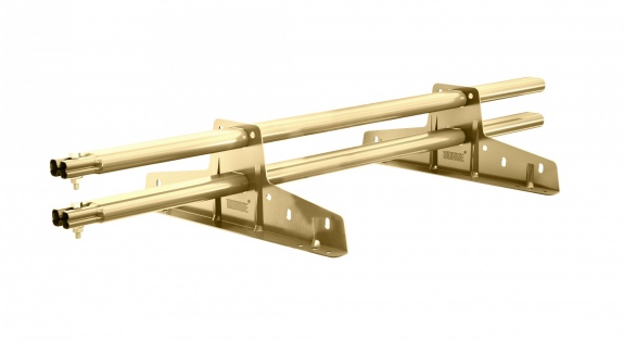 Снегозадержатель трубчатый BORGE для кровли из металлочерепицы, профнастила, материалов на основе битума 1м RAL1007