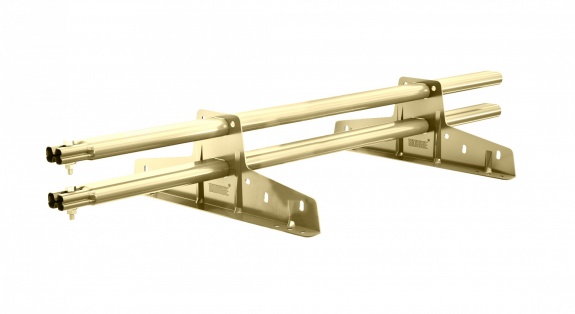 Снегозадержатель трубчатый BORGE для кровли из  металлочерепицы, профнастила, материалов на основе битума 1м RAL1007