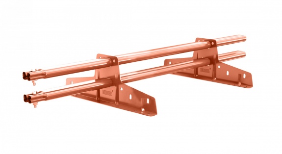 Снегозадержатель трубчатый BORGE для кровли из металлочерепицы, профнастила, материалов на основе битума 3м RAL8004