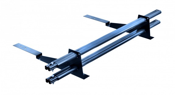 Снегозадержатель трубчатый BORGE для кровли из композитной черепицы 1м RAL4005