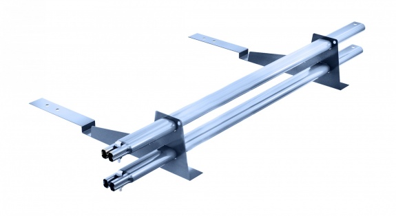 Снегозадержатель трубчатый BORGE для кровли из композитной черепицы 1м RAL4005