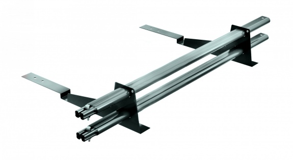 Снегозадержатель трубчатый BORGE для кровли из композитной черепицы 3м RAL7026