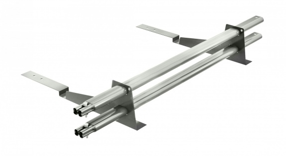 Снегозадержатель трубчатый BORGE для кровли из композитной черепицы 3м RAL7026