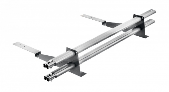 Снегозадержатель трубчатый BORGE для кровли из композитной черепицы 3м RAL7026