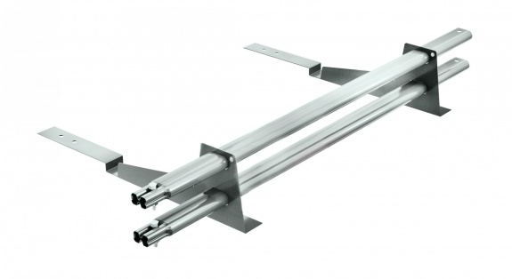 Снегозадержатель трубчатый BORGE для кровли из композитной черепицы 3м RAL7026