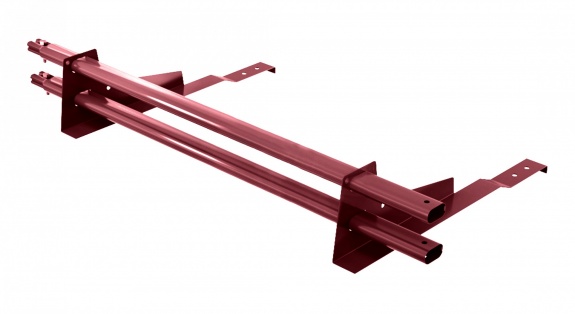 Снегозадержатель трубчатый BORGE для черепичной кровли 1м RAL3011