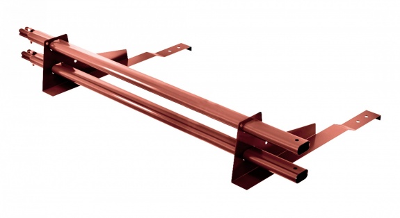 Снегозадержатель трубчатый BORGE для черепичной кровли 1м RAL3011