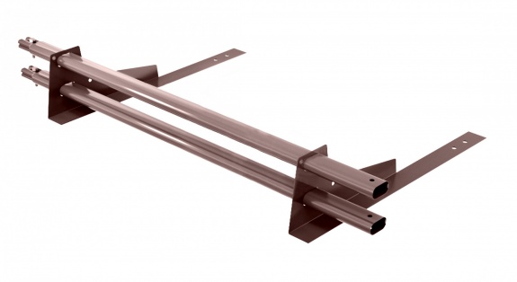 Снегозадержатель трубчатый BORGE для гибкой черепицы 1м RAL3011