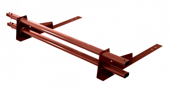 Снегозадержатель трубчатый BORGE для гибкой черепицы 1м RAL3011