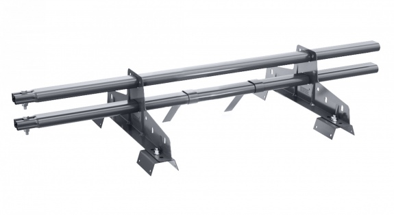 Снегозадержатель трубчатый BORGE для профнастила Н-60, Н-75 3м RAL3003