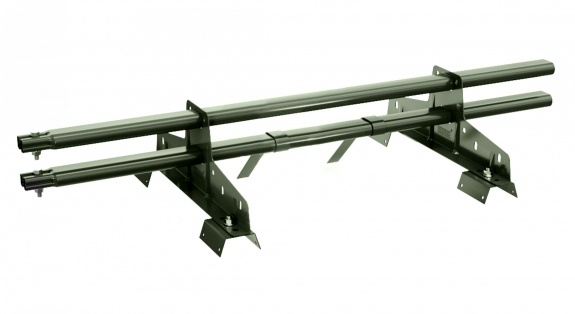 Снегозадержатель трубчатый BORGE для профнастила Н-60, Н-75 3м RAL3003