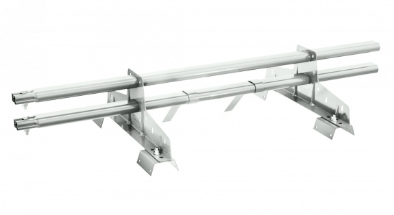 Снегозадержатель трубчатый BORGE для профнастила Н-114 3м RAL3003