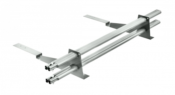 Снегозадержатель трубчатый BORGE для кровли из композитной черепицы 3м RAL3011