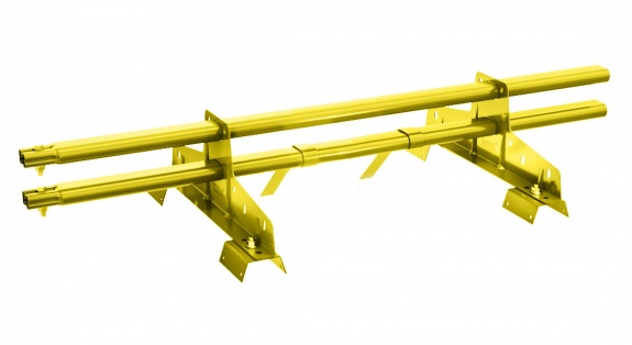 Снегозадержатель трубчатый BORGE для профнастила Н-114 1м RAL1007
