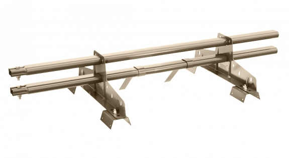 Снегозадержатель трубчатый BORGE для профнастила Н-114 1м RAL1007