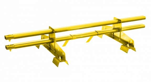 Снегозадержатель трубчатый BORGE для профнастила Н-114 1м RAL1007