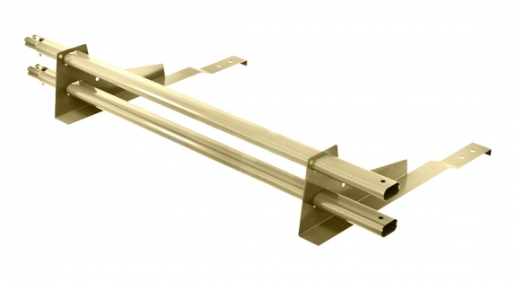 Снегозадержатель трубчатый BORGE для черепичной кровли 3м RAL1007