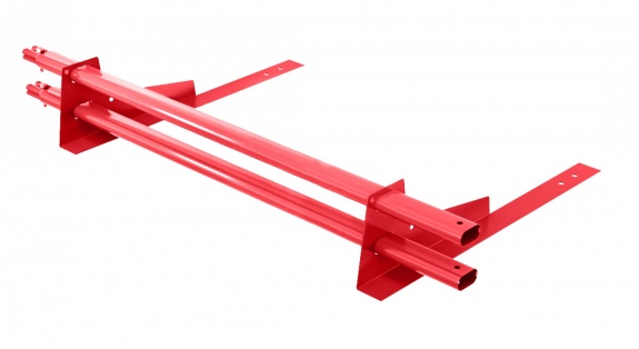 Снегозадержатель трубчатый BORGE для гибкой черепицы 1м RAL8004