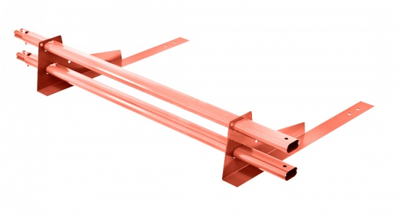 Снегозадержатель трубчатый BORGE для гибкой черепицы 1м RAL8004