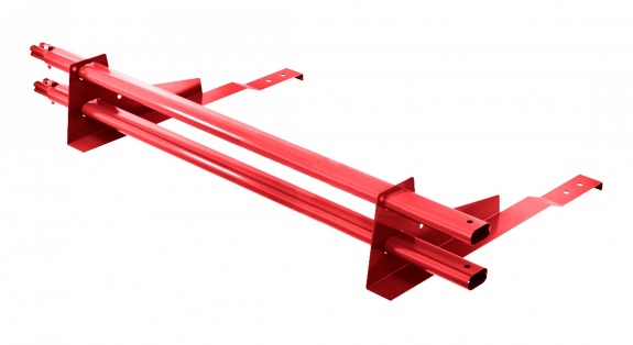 Снегозадержатель трубчатый BORGE для черепичной кровли 3м RAL8004